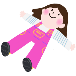 아이, 풀, 멜빵, 분홍, 파랑, 데님, 여자, 남자, 남아, 여아, 풀밭