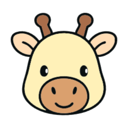 기린, giraffe, animal, 동물, 아프리카, 사파리, 귀여운기린, 아이콘, 툴디, 유아교육, 아동교육, 캐릭터, 애니멀, 동물얼굴, 교육자료, 숲속친구, 어린이콘텐츠, 일러스트, 동물캐릭터, 친근한, 웃는얼굴, 초식동물, 자연, 캐릭터디자인, 동물원