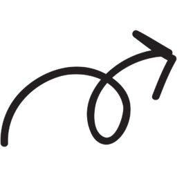 손낙서, 손그림, 화살표, 돼지꼬리, 포인트, 체크
