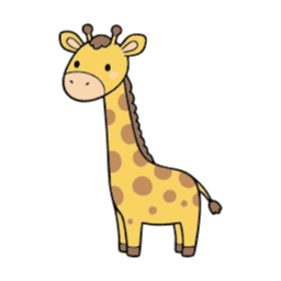 기린, giraffe, animal, 동물, 아프리카, 사파리, 귀여운기린, 아이콘, 툴디, 유아교육, 아동교육, 캐릭터, 애니멀, 동물얼굴, 교육자료, 숲속친구, 어린이콘텐츠, 일러스트, 동물캐릭터, 친근한, 웃는얼굴, 초식동물, 자연, 캐릭터디자인, 동물원
