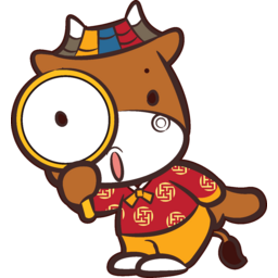 한우캐릭터, 한우, 명절, 돋보기, 한우일러스트, 명절일러스트