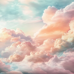 파스텔, 하늘, pastel, sky, 구름, 배경, cloud, background, 부드러운, 색감, soft, colors, 그라데이션, gradient, 수채화, 느낌, watercolor, style, 몽환적인, 분위기, dreamy, mood, 미니멀, minimal, 휴대폰, 배경화면, phone, wallpaper, 차분한, calm, feeling