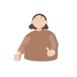 사람, 여자, 남자, 먹는, 소화, 마음, woman, man, person, people, eating, digestion, smile, frowning