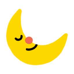 달님, 달, 초승달, 달캐릭터, 자는달, 잠자는달, 꿈나라, 달얼굴, 꿈, 보름달