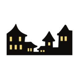할로윈, 핼러윈, Halloween, 10월, 축제, 건물그림자, 야경, 건물, 으스스, 그림자