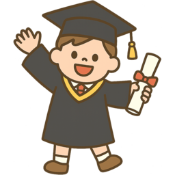 아이, 학생, 졸업, 학교, 졸업생, 졸업장