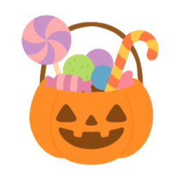 할로윈, 사탕, 주황, 핑크, 파랑, halloween, 배경, 꾸밈요소, 귀여운, 손그림, 일러스트, 과자