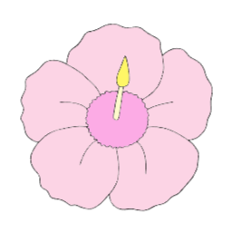 꽃, 꽃일러스트, 꽃요소, 손그림, 플라워, 봄, 식물, flower, 무궁화, 국화