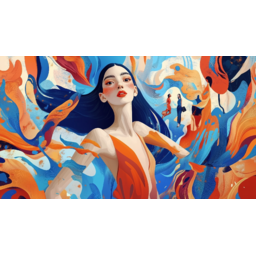 미술, 현대미술, 성인, 여성, 사람, 그림, 얼굴, 머리, 제도법
