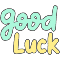 손글씨, 캘리, 캘리그라피, 보글보글, 귀여운, 굿럭, 영어, good, luck, 응원