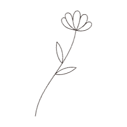 꽃, 한송이, 꽃송이, 꽃잎, 식물, 축하, 선물, 민들레, 코스모스, 라인드로잉, 드로잉, 그림, 손그림, 흑백, 이미지, 심볼, 로고, 일러스트