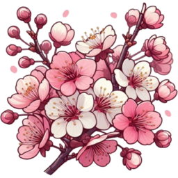 벚꽃, 꽃, 꽃나무, 잎, 자연, 조화, 핑크, 핑크블라썸, 꽃그림, 일러스트, pink, cherryblossom, flower, 봄, 봄꽃, tree, 가지, 식물, 꽃잎, 봄축제, 축제, 꽃놀이, 여의도, 핑크플라워