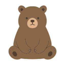 곰, 귀엽다, 가을, 견디다, 동물, 낙엽, 갈색, 계절, 곰돌이, 그림