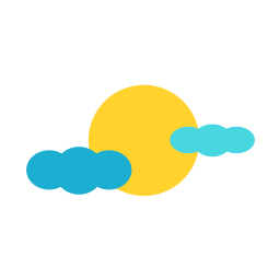 svg, 해, 태양, 구름, sun, cloud
