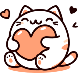 고양이, 하트, 하트품은고양이, 고양이캐릭터, 냥이, 야옹이, 행복한고양이, 사랑, 
