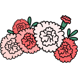 어버이날, 스승의날, 가정의달, 5월, 꽃, 카네이션, 카네이션꽃, 감사, 사랑, 보답, 은혜, 꽃스티커, 얼굴, 화환, 화관
