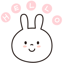 일러스트, 그림, 안녕, 헬로우, 토끼, 귀여운
