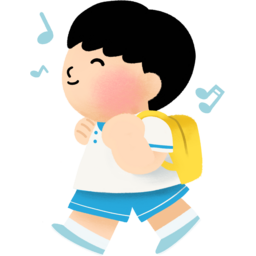 어린이, 유치원, 어린이집, 어린이날, 아이, 유아, 아동, kid, 키즈, 책가방, 가방, 음표, 노래, 음악, 남아, 남자, 남자아이, 남자어린이, 꼬마, 소년, 사람, 인간, 