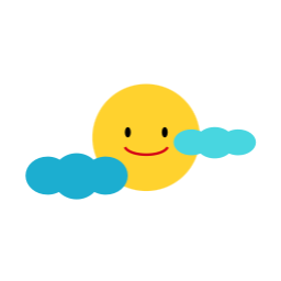 svg, 해, 태양, 구름, sun, cloud, 미소, smile