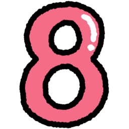 숫자, 버튼, 1, 2, 3, 4, 5, 6, 7, 8, 9, 0, 다꾸, 꾸미기, 번호, 귀여운, 키치, 카페, 어린이집, 유치원, 넘버링, 손글씨, 핑크, 넘버, 물음표, 느낌표, 기호ㅁ, 문자, 점, 온점