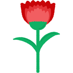 카네이션, 꽃, 카네이션일러스트, 가정의달, 감사의달, 어버이날, 스승의날, 빨강색, 감사