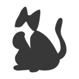 동물, 고양이, 캐릭터, 실루엣, 반려동물
