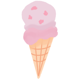 아이스크림, Ice, 여름, 딸기, 콘, 콘아이스크림, 녹다