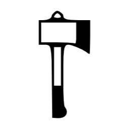 vector, black, ax