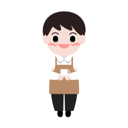 카페, 직원, 미소, 따뜻한, 갈색, 귀여운, 사장님, 소상공인, 