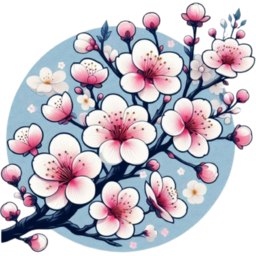 벚꽃, 꽃, 꽃나무, 잎, 자연, 조화, 핑크, 핑크블라썸, 꽃그림, 일러스트, pink, cherryblossom, flower, 봄, 봄꽃, tree, 가지, 식물, 꽃잎, 봄축제, 축제, 꽃놀이, 여의도, 핑크플라워