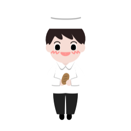 제빵사, 귀여운, 빵, 미소, 화이트, 베이커리, 사장님, 요리사, 소상공인, 