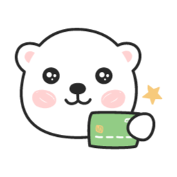 곰, 곰돌이, 백곰, 캐릭터, 이모티콘, 표정, 얼굴, 기분, 감정, 스티커, 동물, 하얀, 카드, 결제, 신용카드, 지불, 금융