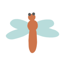 잠자리, 곤충, 벌레, 가을, 코스모스, 계절, 고추잠자리, 단순한, 귀여운, 왕눈이잠자리