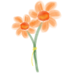 꽃, 꽃송이, 꽃이미지, 주황색꽃, 꽃그림, 기념, 기념일, 기념선물, 축하, 축하꽃