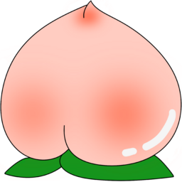 복숭아, 복숭아일러스트, 과일, 여름과일, 복숭아그림
