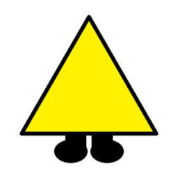 도형, 캐릭터, 모양, 수학, 마스코트, 귀여운, 단순, 심플, flat, symbol, 아이콘, 세모, 삼각형, math, triangle, shape, figure, svg, 벡터