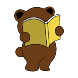 동물, 곰, 곰돌이, 독서, 책읽는, 캐릭터