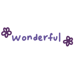 보라, 텍스트, 매듭, wonderful, 원더풀, 움직이는ㄱ, 글씨, 움직이는글씨, 움직이는폰트, 폰트, 캘리