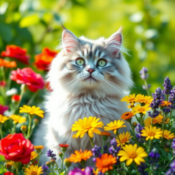 꽃, 꽃잎, 식물, 데이지, 고양이, 포유류, 애완동물, 제라늄, 장미, 달리아