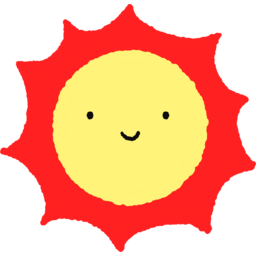 태양, 해, 햇님, 햇살, 여름, 더위, 맑음, 날씨, sun, 귀여운, 손그림, 일러스트, 그림