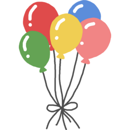 풍선, 파티, 귀여운그림, 일러스트, balloon, 생일, 축하