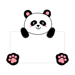 판다, 메모지, 편지, 메모판, 안내판, 팬더, 캐릭터, 동물, 귀여운, 일러스트