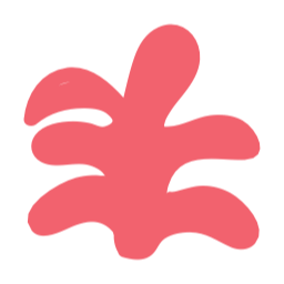 코랄색, 분홍색, 산호, 산호모양, 해초, 가지모양, 추상식물, 유기적도형, 곡선, 자연