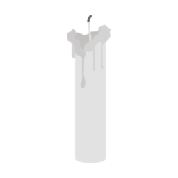 초, candle, 꺼진초, 불붙은초, 녹은초, 촛농, drippings