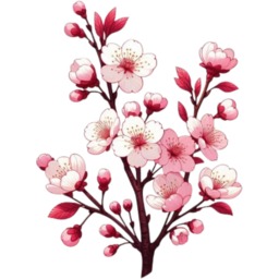 벚꽃, 꽃, 꽃나무, 잎, 자연, 조화, 핑크, 핑크블라썸, 꽃그림, 일러스트, pink, cherryblossom, flower, 봄, 봄꽃, tree, 가지, 식물, 꽃잎, 봄축제, 축제, 꽃놀이, 여의도, 핑크플라워