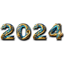 2024, 새해, newyear, 용문, 금색, 금용, 청용, dragon, bluegragon, 글자