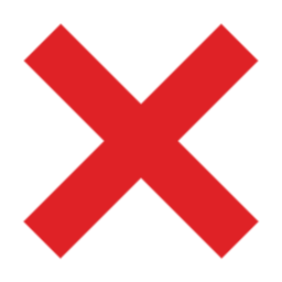 엑스, 금지, 틀림, 오류, 엑스표시, 표시, 탈락