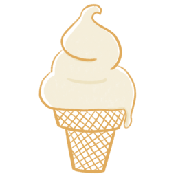 아이스크림, icecream, 아이스크림콘, 콘, 디저트, 카페, 간식, 여름, 소프트, 젤라또, 메뉴, 바닐라, 바닐라맛, 소프트콘