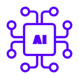 AI, 회로, 칩, 반도체, 일러스트, 벡터, 아이콘