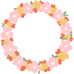 꽃, 꽃테두리, 꽃프레임, 꽃배경, 꽃이미지, 꽃잎, 식물, 화초, flower, plants, botanical, 꽃리스, 꽃손그림, 꽃일러, 봄, 봄꽃